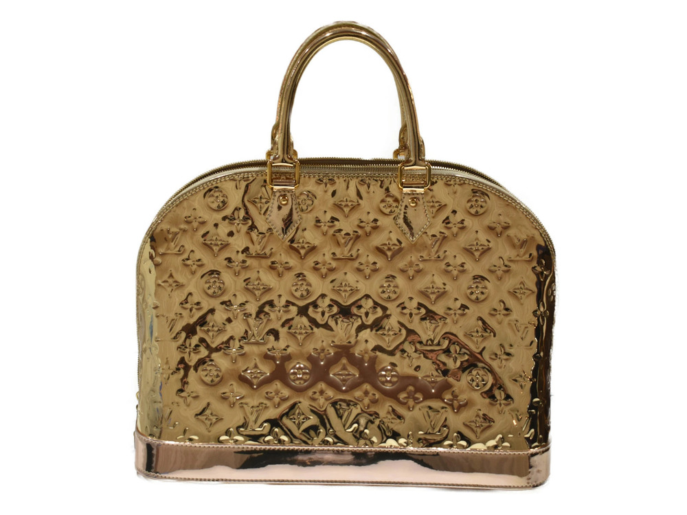 Louis Vuitton Alma Enamel Gold Monogram Miroir Gold